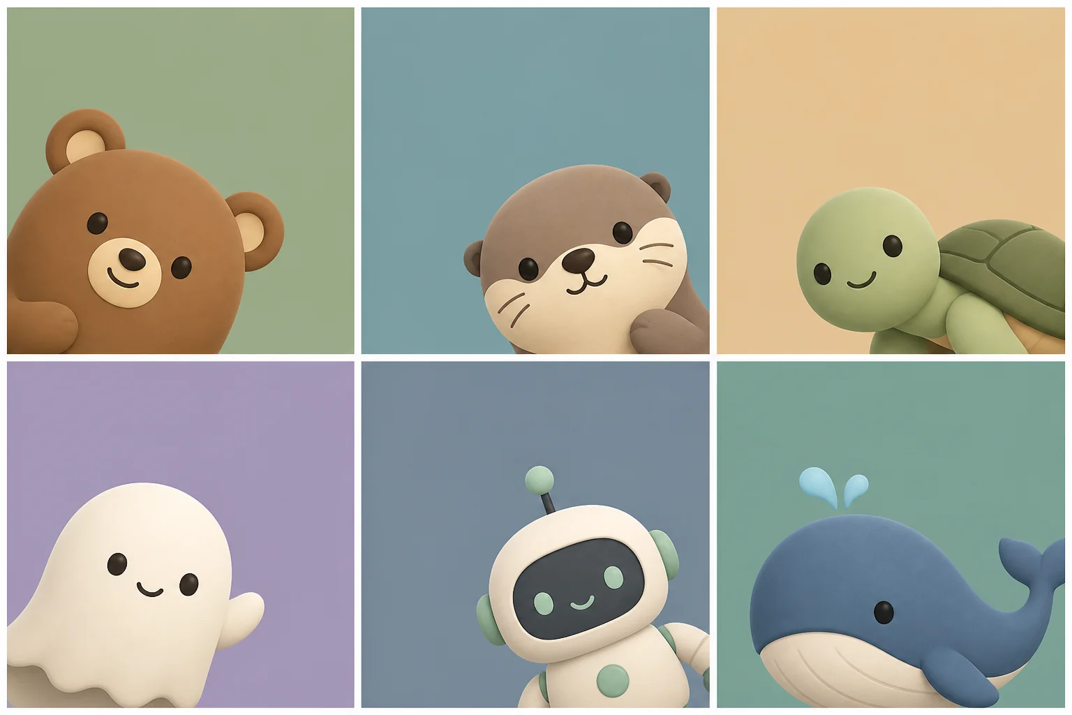 AI-generated example mascot directions shown as a preview of the paid sprint format